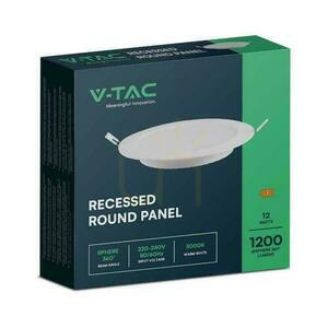 V-TAC LED Panel Infälld Premium Downlight 12W Rund fi170 VT-61012 3000K 1200lm. 2 V-TAC LED Panel Infälld Premium Downlight 12W Rund fi170 VT-61012 3000K 1200lm. small 2