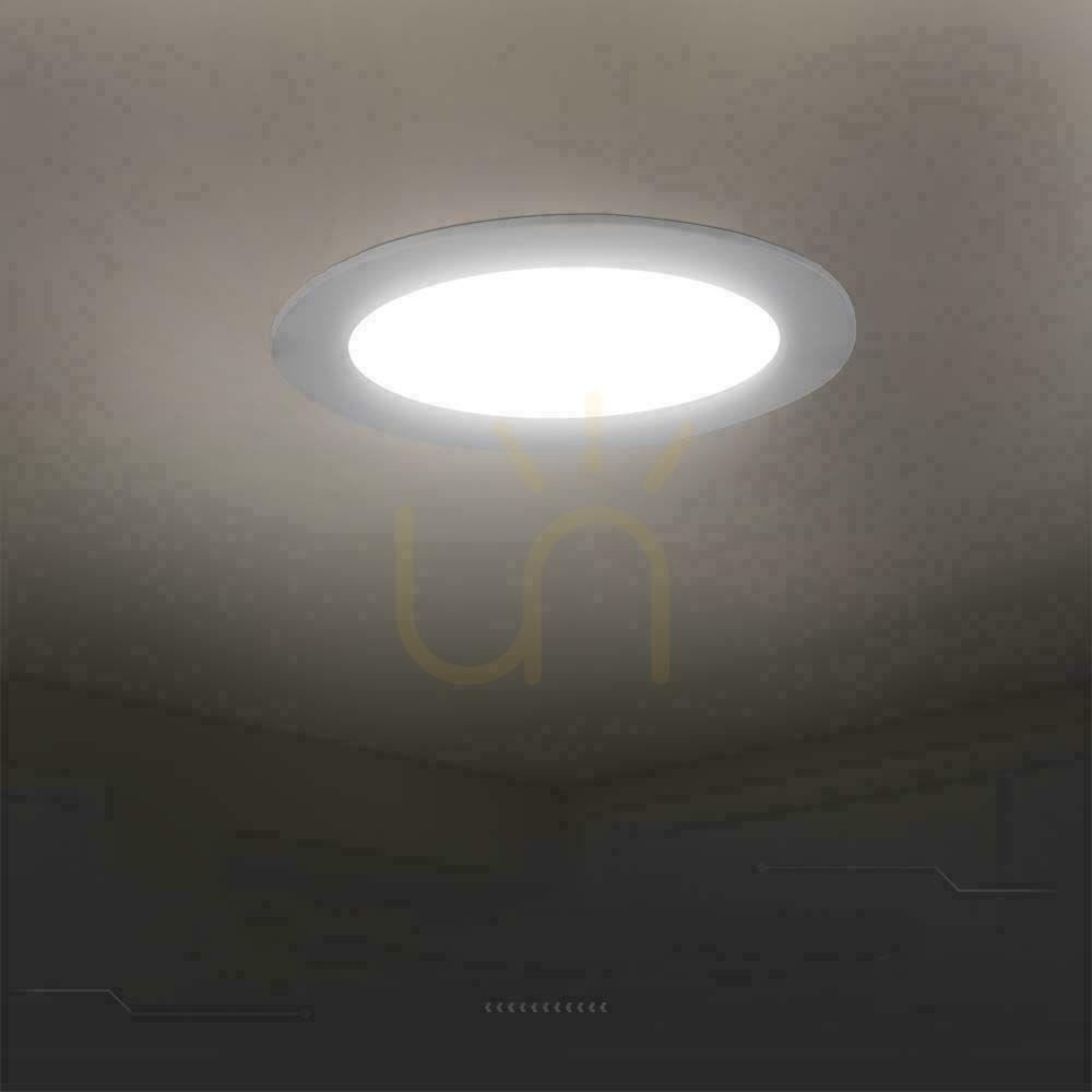 Display V-TAC LED Panel Infälld Premium Downlight 12W Rund fi170 VT-61012 3000K 1200lm. V-TAC LED Panel Infälld Premium Downlight 12W Rund fi170 VT-61012 3000K 1200lm.