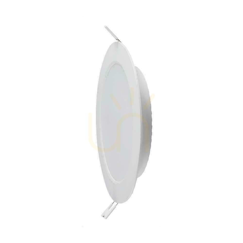 Kontrollera V-TAC LED Panel Infälld Premium Downlight 12W Rund fi170 VT-61012 3000K 1200lm. V-TAC LED Panel Infälld Premium Downlight 12W Rund fi170 VT-61012 3000K 1200lm.