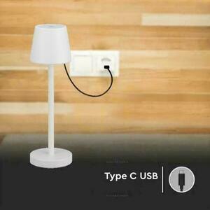 V-TAC 3W LED laddningsdimbar nattdukslampa vit VT-7703 4000K 70lm. small 4