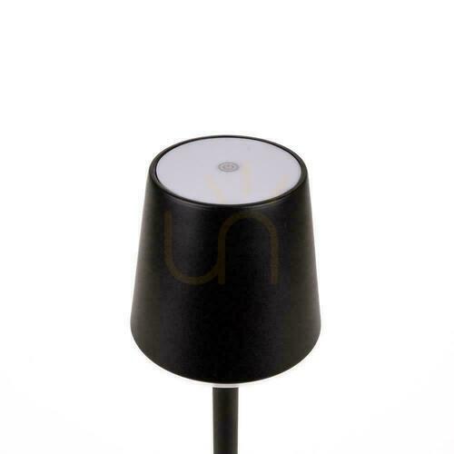 Kontrollera V-TAC VT-7703 uppladdningsbar bordslampa, svart, 39 cm, 3 W LED, 4000 K, 70 lm