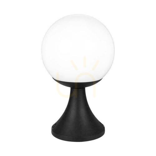 Kontrollera V-TAC E27 Sphere trädgårdsarmaturstång 33cm svart MAT VT-1230 3 års garanti