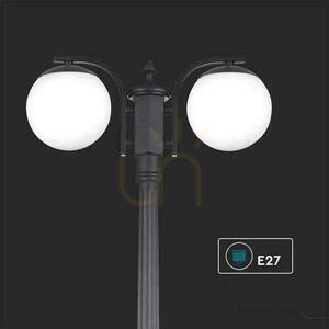 Trädgårdsarmatur V-TAC E27 Lantern 2mb Svart MAT VT-1232 3 års garanti small 2