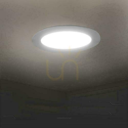 Kontrollera Infälld LED-panel V-TAC VT-61003 3 W 4000 K 330 lm rund 90,5 mm vit
