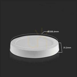 V-TAC Ytmonterad LED Panel Premium Downlight 24W Rund fi290 VT-60024 3000K 2500lm. 3 V-TAC Ytmonterad LED Panel Premium Downlight 24W Rund fi290 VT-60024 3000K 2500lm. small 3