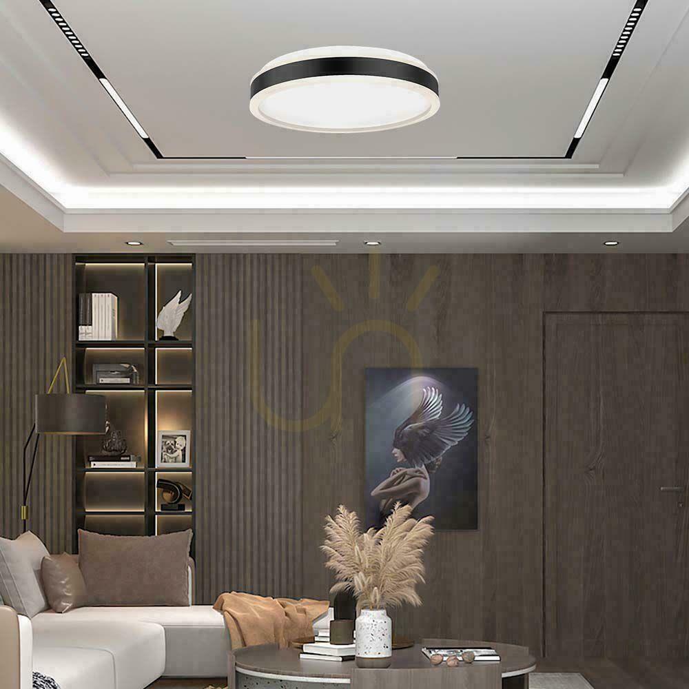 Förhandsvisning Plafond V-TAC 38W LED 3in1 Svart Rund fi.40cm VT-7757 4000K 4050lm Plafond V-TAC 38W LED 3in1 Svart Rund fi.40cm VT-7757 4000K 4050lm