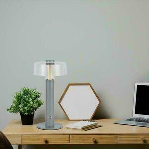 V-TAC 1W LED nattduksbordslampa 30cm USB-laddning dimbar grå VT-1049 3000K 100lm small 5