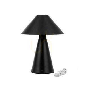 V-TAC 3W LED 24cm nattlampa för skrivbord USB-laddning Dimbar Svart VT-1051 3000K-6000K 200lm. small 2