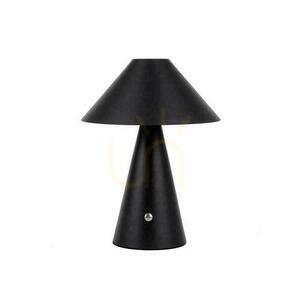 V-TAC 3W LED 24cm nattlampa för skrivbord USB-laddning Dimbar Svart VT-1051 3000K-6000K 200lm. small 3