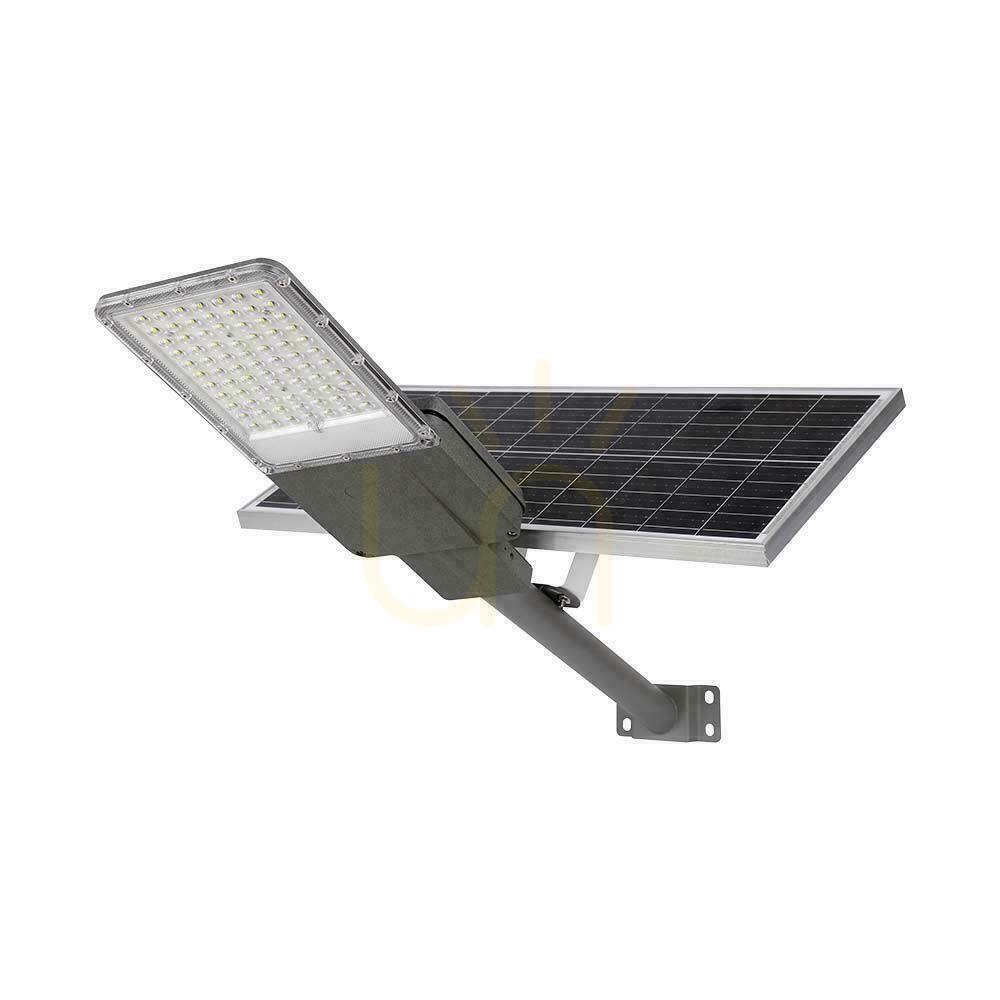 Kontrollera V-TAC BRIDGELUX CHIP Solar LED Gatubelysning IP65 Pilot LiFePO4 Panel 70W VT-15300ST 6500K 3500lm V-TAC BRIDGELUX CHIP Solar LED Gatubelysning IP65 Pilot LiFePO4 Panel 70W VT-15300ST 6500K 3500lm