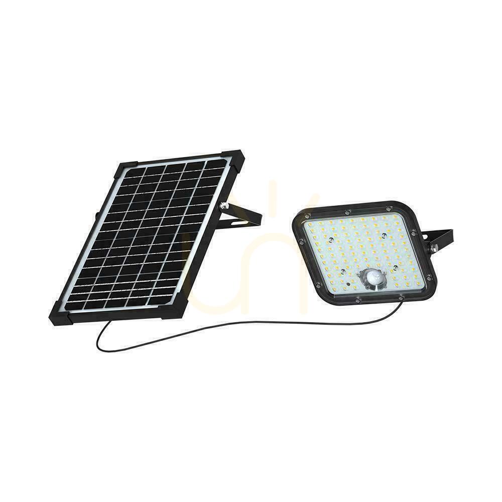 Display V-TAC 30W IP65 Solar LED-projektor, fjärrtimer, LiFePo 6,4V 6000mA Svart VT-432 6400K 4800lm 3 års garanti V-TAC 30W IP65 Solar LED-projektor, fjärrtimer, LiFePo 6,4V 6000mA Svart VT-432 6400K 4800lm 3 års garanti