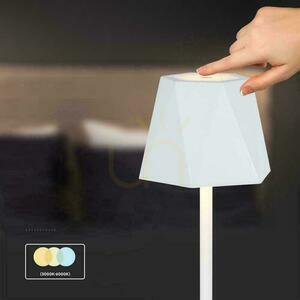 V-TAC 4W LED nattduksbordslampa 37cm USB-laddning dimbar vit VT-1034 3000K-6000k 150lm small 7