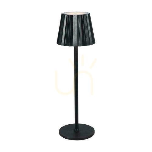 Kontrollera V-TAC 4W LED nattduksbordslampa 37cm USB-laddning dimbar svart VT-1028 3000K-6000K 150lm