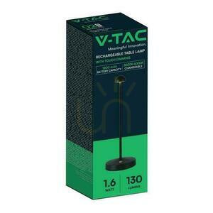 V-TAC 3W LED 29cm skrivbordslampa Nattlampa USB-laddning Dimbar Svart VT-1073 3000K-6000K 130lm. small 3