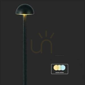 V-TAC 3W LED 29cm skrivbordslampa Nattlampa USB-laddning Dimbar Svart VT-1073 3000K-6000K 130lm. small 4