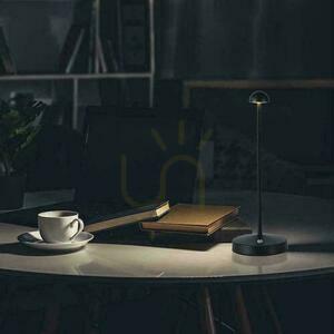 V-TAC 3W LED 29cm skrivbordslampa Nattlampa USB-laddning Dimbar Svart VT-1073 3000K-6000K 130lm. small 6