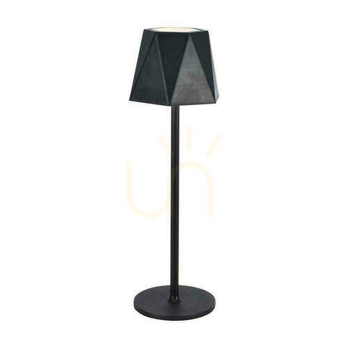 Kontrollera V-TAC 4W LED nattduksbordslampa 37cm USB-laddning dimbar svart VT-1034 3000K-6000K 150lm