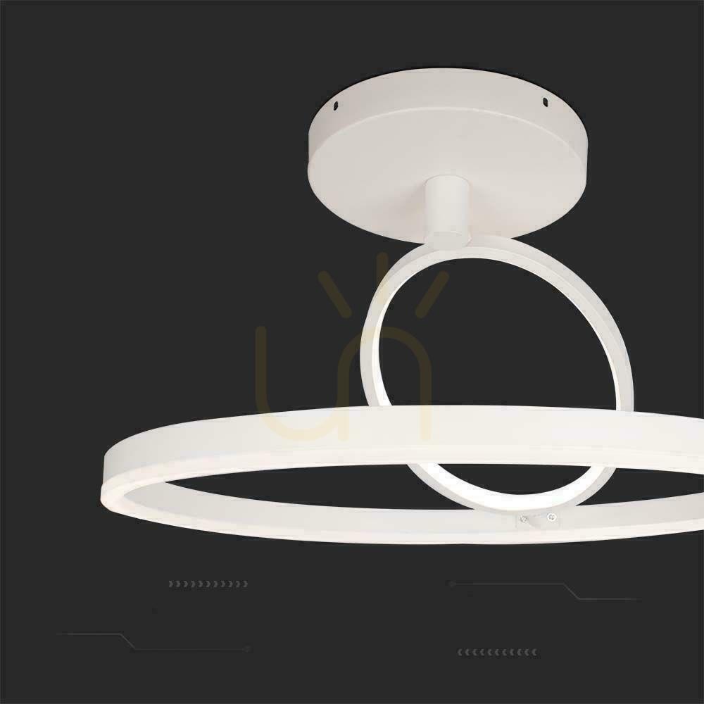 Kontrollera V-TAC LED 37W Vit VT-7907 3000K 4000lm Takarmatur. V-TAC LED 37W Vit VT-7907 3000K 4000lm Takarmatur.
