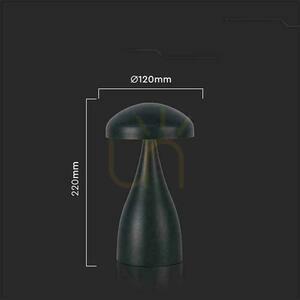 V-TAC 1W LED nattduksbordslampa 22cm USB-laddning Dimbar Svart VT-1041 3000K-6000K 55lm small 2