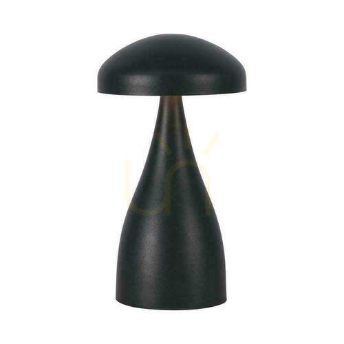 Kontrollera V-TAC 1W LED nattduksbordslampa 22cm USB-laddning Dimbar Svart VT-1041 3000K-6000K 55lm