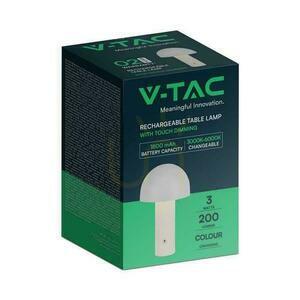 V-TAC 1W LED nattduksbordslampa 25cm USB-laddning Dimbar guld VT-1047 3000K-6000K 200lm. small 1