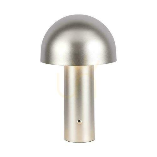 Kontrollera V-TAC 1W LED nattduksbordslampa 25cm USB-laddning Dimbar guld VT-1047 3000K-6000K 200lm.