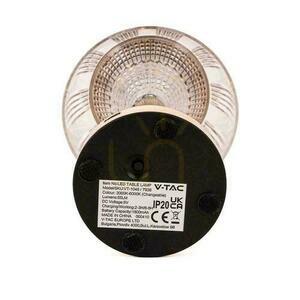 V-TAC 1W LED 26cm skrivbordslampa Nattlampa USB-laddning Dimbar Guld VT-1048 3000K-6000K 55lm. small 2