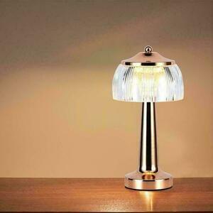 V-TAC 1W LED 26cm skrivbordslampa Nattlampa USB-laddning Dimbar Guld VT-1048 3000K-6000K 55lm. small 9
