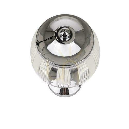 Kontrollera V-TAC VT-1048 LED bordslampa 1W USB dimbar krom 3000–6000K
