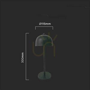 V-TAC 3W LED nattduksbordslampa 30cm USB-laddning Dimbar Svart VT-1052 3000K-6000K 200lm small 5