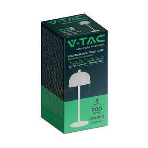 V-TAC 3W LED nattduksbordslampa 30cm USB-laddning dimbar vit VT-1052 3000K-6000K 200lm small 3