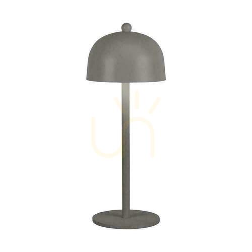 Kontrollera V-TAC 3W LED nattduksbordslampa 30cm USB-laddning dimbar grå VT-1052 3000K-6000K 200lm