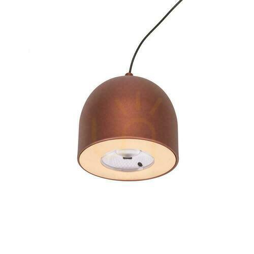 Kontrollera V-TAC LED pendelarmatur 8,5W 162cm Brons VT-7794 3000K 850lm