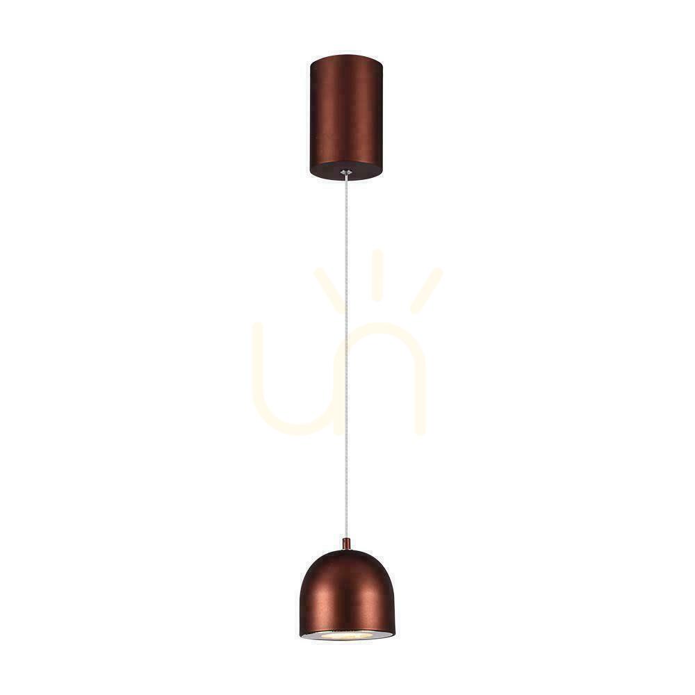 Kontrollera V-TAC LED pendelarmatur 8,5W 162cm Brons VT-7794 3000K 850lm V-TAC LED pendelarmatur 8,5W 162cm Brons VT-7794 3000K 850lm