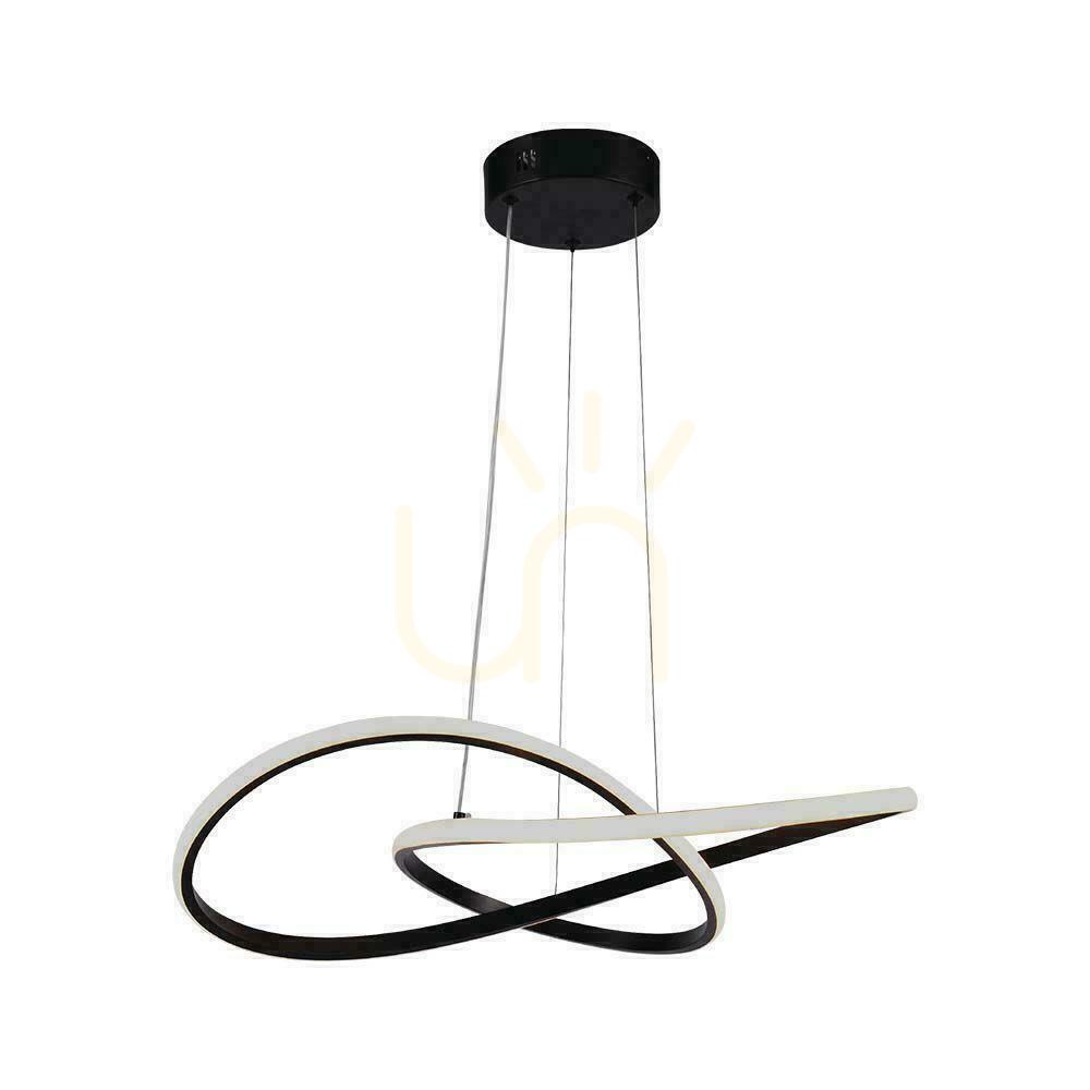 Kontrollera V-TAC 20W LED-pendelarmatur svart VT-7799 3000K 2540lm V-TAC 20W LED-pendelarmatur svart VT-7799 3000K 2540lm