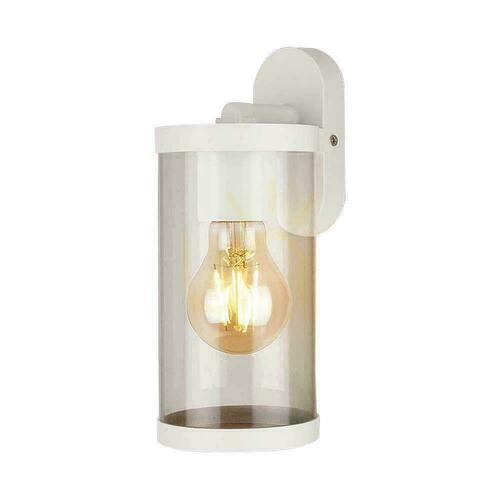 Kontrollera Trädgård Vägglampa V-TAC Vit Mat E27 IP44 VT-1149