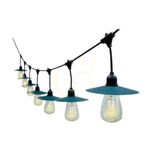 Kontrollera V-TAC 15mb Solar LED Garden Garland 15xST64 VT-715S Filament 3000K 50lm.