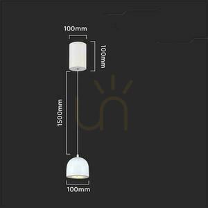 V-TAC LED pendelarmatur 8,5W 100cm Justerbar, beröringsfri strömbrytare Vit VT-7795 3000K 850lm 2 V-TAC LED pendelarmatur 8,5W 100cm Justerbar, beröringsfri strömbrytare Vit VT-7795 3000K 850lm small 2