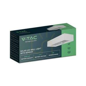 V-TAC 6W rörelsesensor vit VT-406 4000K 900lm väggmonterad solcellslampa för trädgård. 1 V-TAC 6W rörelsesensor vit VT-406 4000K 900lm väggmonterad solcellslampa för trädgård. small 1