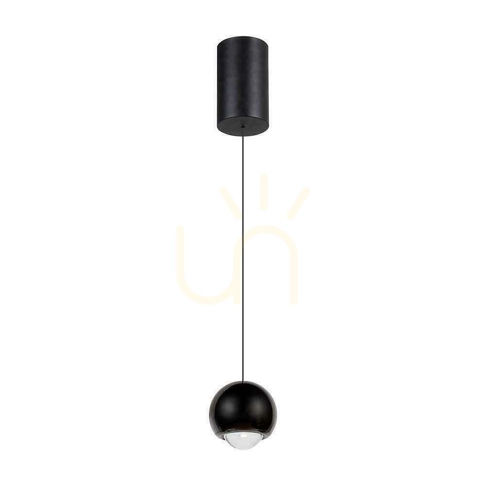 Kontrollera V-TAC LED pendelarmatur 6W justerbar 200cm Svart VT-7508 3000K 500lm V-TAC LED pendelarmatur 6W justerbar 200cm Svart VT-7508 3000K 500lm