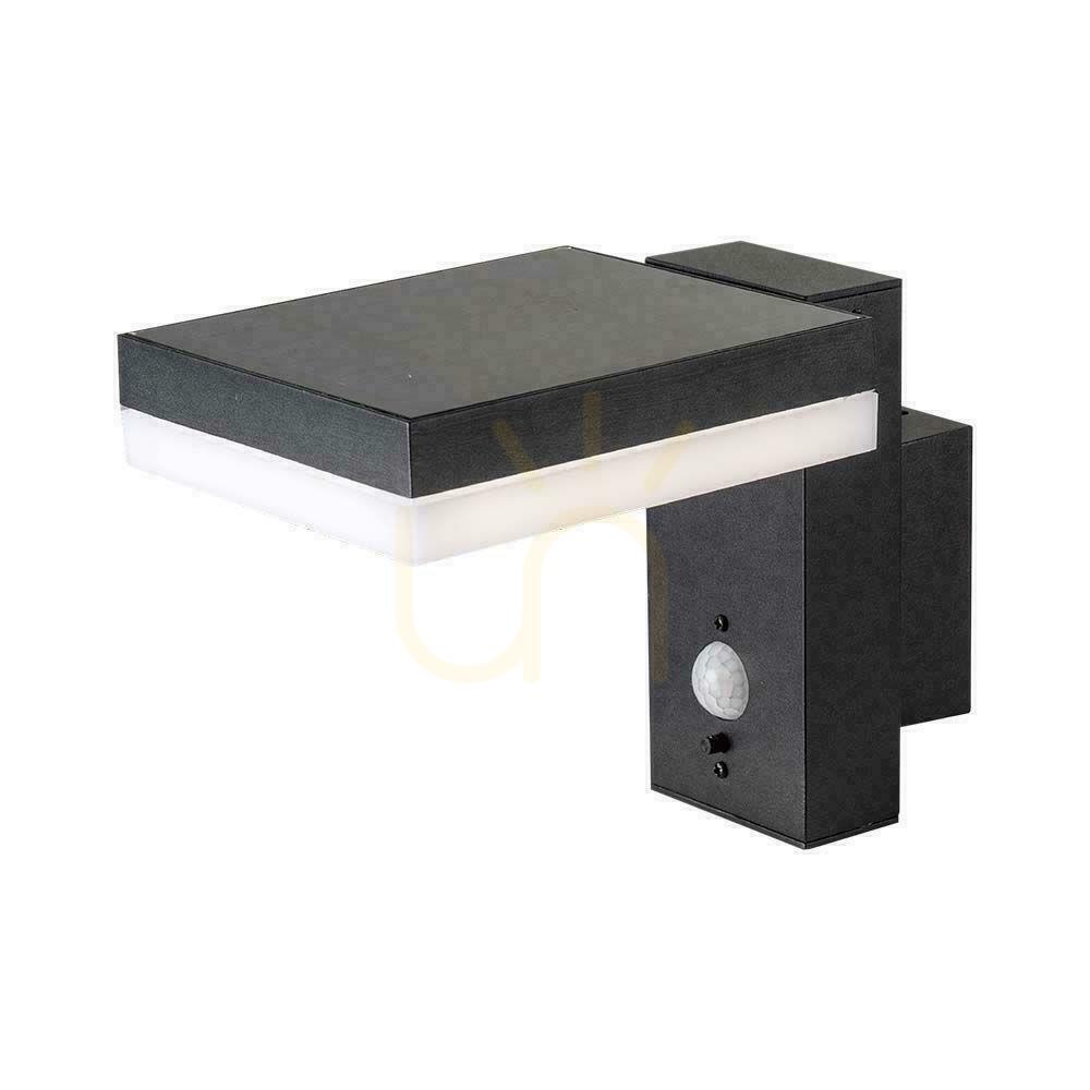 Kontrollera V-TAC 5,5W LED väggmonterad solcellslampa rörelsesensor fyrkantig IP54 VT-1147 3000K 220lm 3 års garanti V-TAC 5,5W LED väggmonterad solcellslampa rörelsesensor fyrkantig IP54 VT-1147 3000K 220lm 3 års garanti