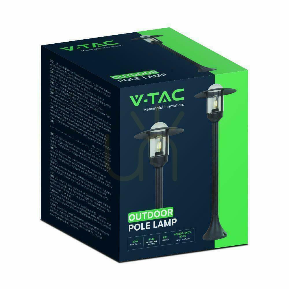 Utsikt Trädgårdsarmatur V-TAC E27 Stolpe 97cm Svart MAT IP44 VT-1159 3 års garanti Trädgårdsarmatur V-TAC E27 Stolpe 97cm Svart MAT IP44 VT-1159 3 års garanti