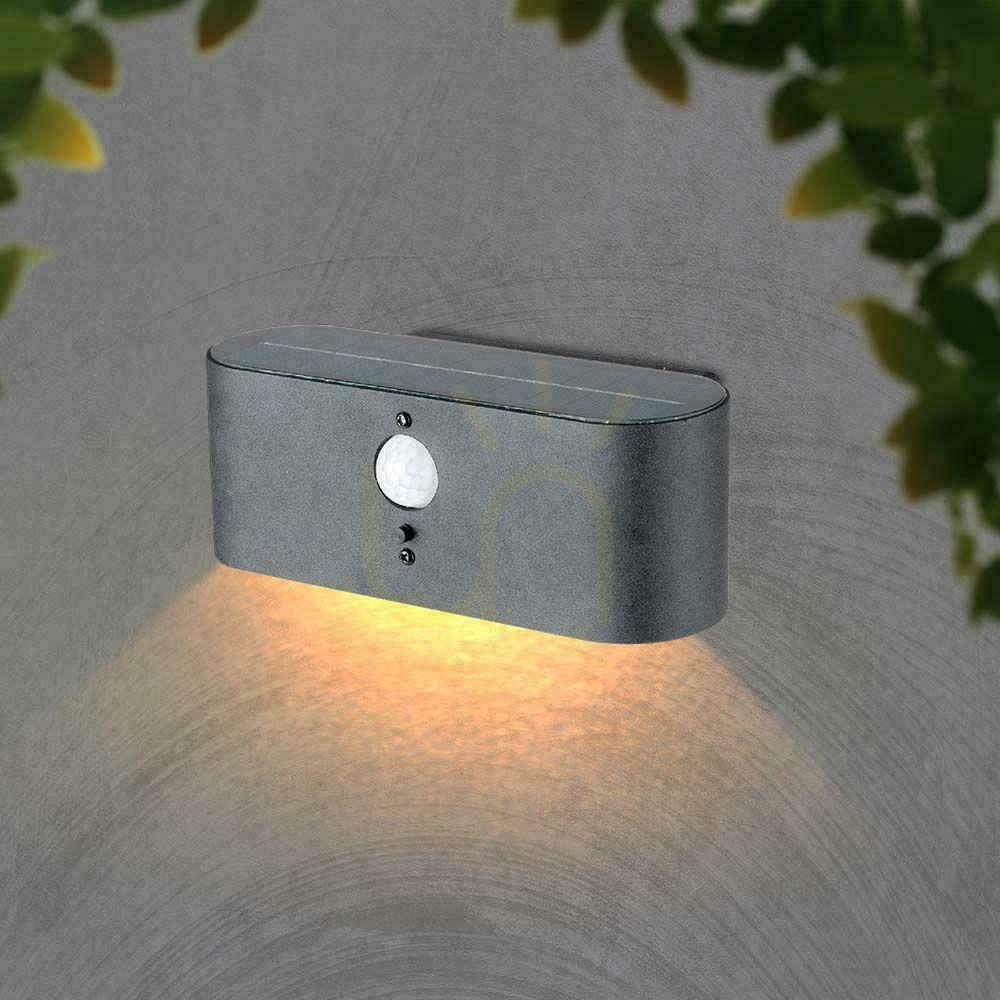 Display Vägglampa för trädgård Solar V-TAC 0,8W LED rörelsesensor IP54 VT-1148 3000K 100lm 3 års garanti Vägglampa för trädgård Solar V-TAC 0,8W LED rörelsesensor IP54 VT-1148 3000K 100lm 3 års garanti