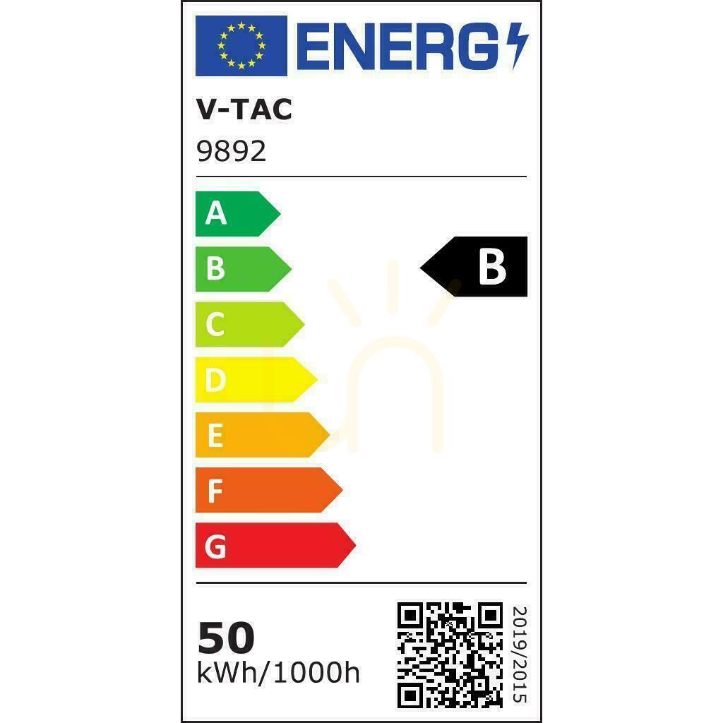 Display V-TAC LED-projektor 50W 185Lm/W Svart VT-4456 4000K 9250lm V-TAC LED-projektor 50W 185Lm/W Svart VT-4456 4000K 9250lm