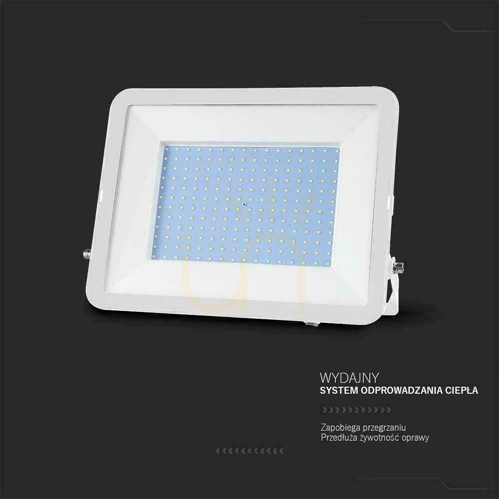 Utsikt V-TAC 300W SAMSUNG CHIP PRO-S Vit VT-44300 6500K 26390lm LED-projektor 5 års garanti V-TAC 300W SAMSUNG CHIP PRO-S Vit VT-44300 6500K 26390lm LED-projektor 5 års garanti