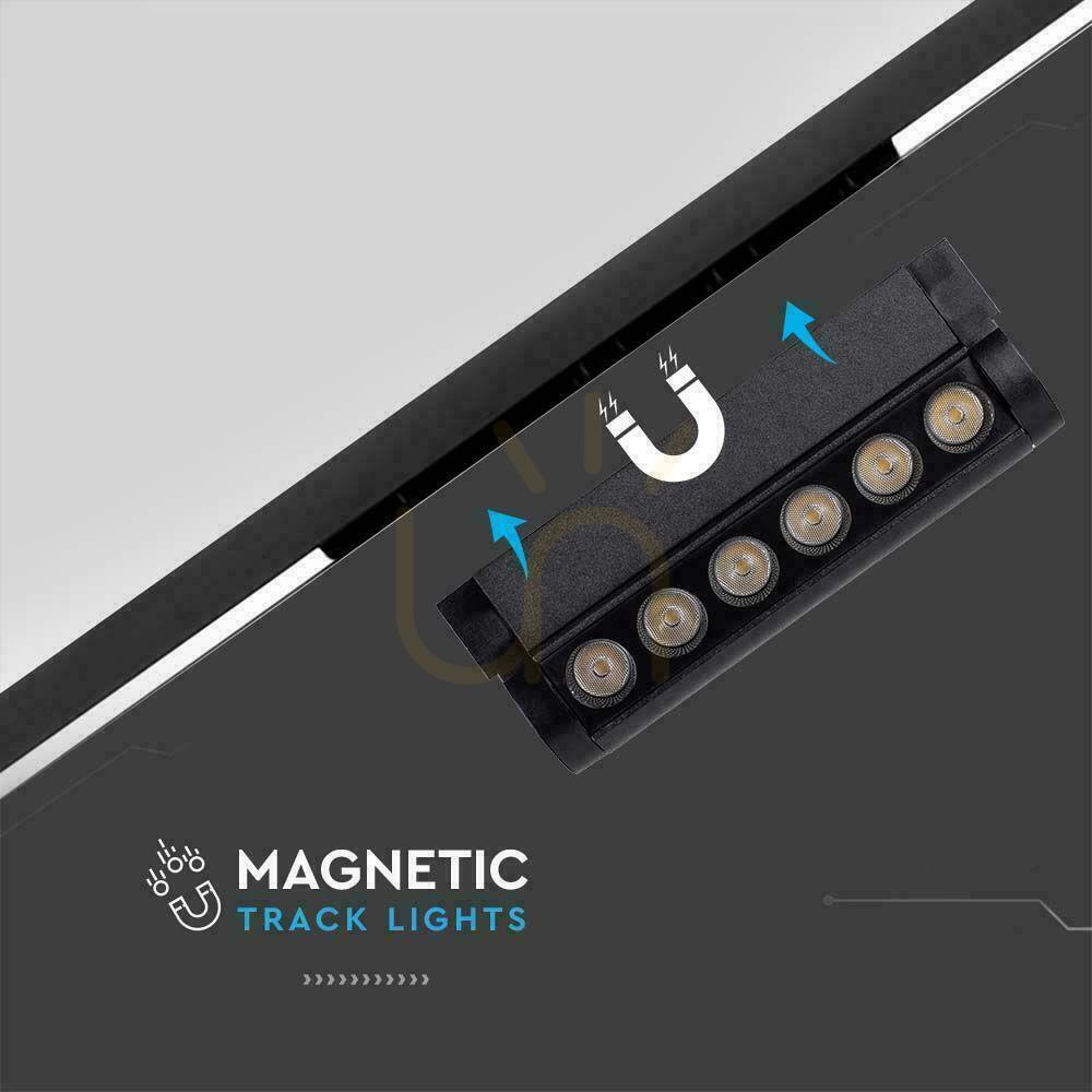 Display Armatur Projektor Magnetskenesystem 48V V-TAC 5W LED 34st VT-4205 3000K 600lm 3 års garanti Armatur Projektor Magnetskenesystem 48V V-TAC 5W LED 34st VT-4205 3000K 600lm 3 års garanti