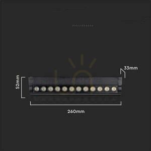 Armatur Projektor Magnetskenesystem 48V V-TAC 12W LED 34st VT-42012 4000K 1300lm 3 års garanti small 5