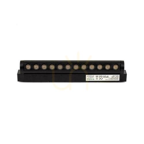 Kontrollera Armatur Projektor Magnetskenesystem 48V V-TAC 12W LED 34st VT-42012 3000K 1300lm 3 års garanti