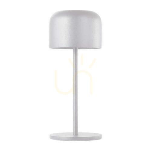 Kontrollera Uppladdningsbar V-TAC VT-1181 LED-bordslampa, 1,5 W, vit, 21 cm, 2700–5700 K