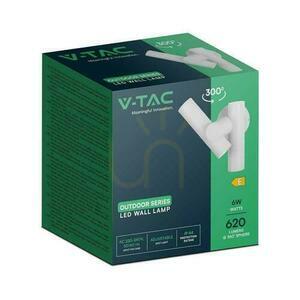 V-TAC VT-1186 vit LED-vägglampa 6 W 3000 K IP44 small 1